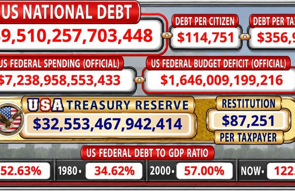 The US National Debt Surpasses $39.5 Trillion: A Deep Dive into Implications for the Economy and Cryptocurrency Markets