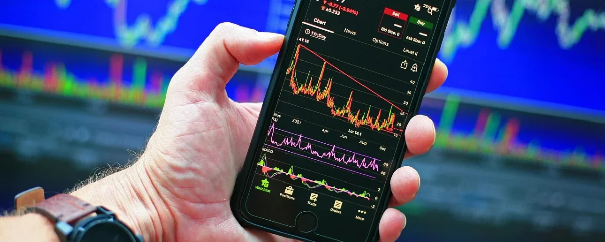 Falling financial market trend